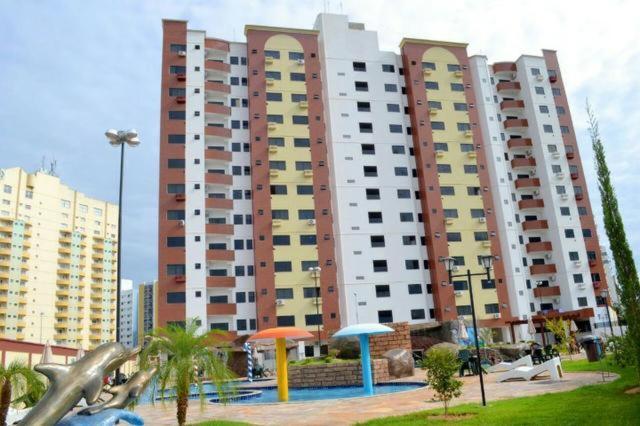 Apartament Flat Golden Dolphin Supreme - Com Roupas De Cama -Nao Aceitamos Pet - Utenstilios De Cozinha - Cama Super King Caldas Novas Zewnętrze zdjęcie